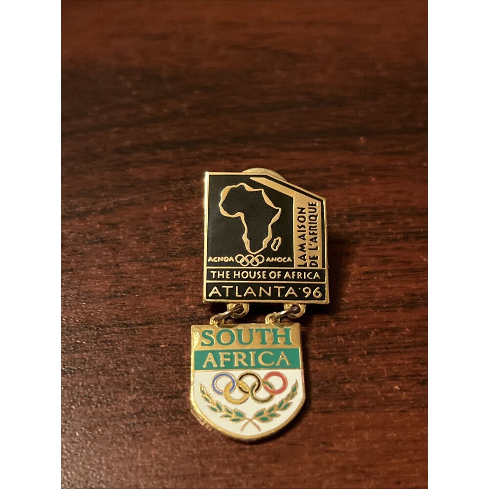 1996 Atlanta‎ Olympics The House Of Africa South Africa Lapel Hat Pin